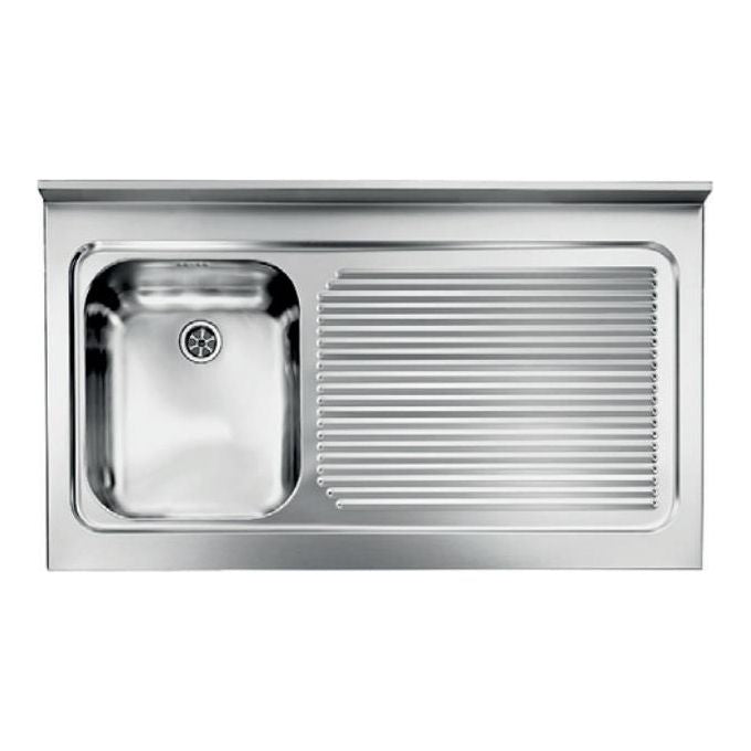 CM 031135SCSSX Serie IX Rossana Appoggio Lavello da incasso Gocciolatoio a Destra 1 Vasca 105X60cm