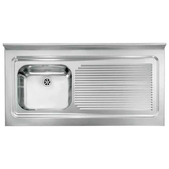 CM 031136SCSSX Serie IX Rossana Appoggio Lavello Acciaio inossidabile da incasso Gocciolatoio a Destra 1 Vasca 120X60cm