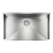 CM 011916XCSSP Serie Filo Quadra 3'' Lavello Acciaio Inox Satinato da incasso sottotop 1 Vasca 77X45cm