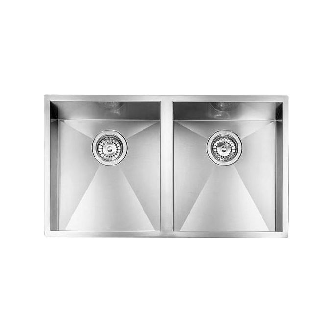 CM 011929XCSSP Lavello IX Filo Quadra 3'' 77X45X19 2 Vasche