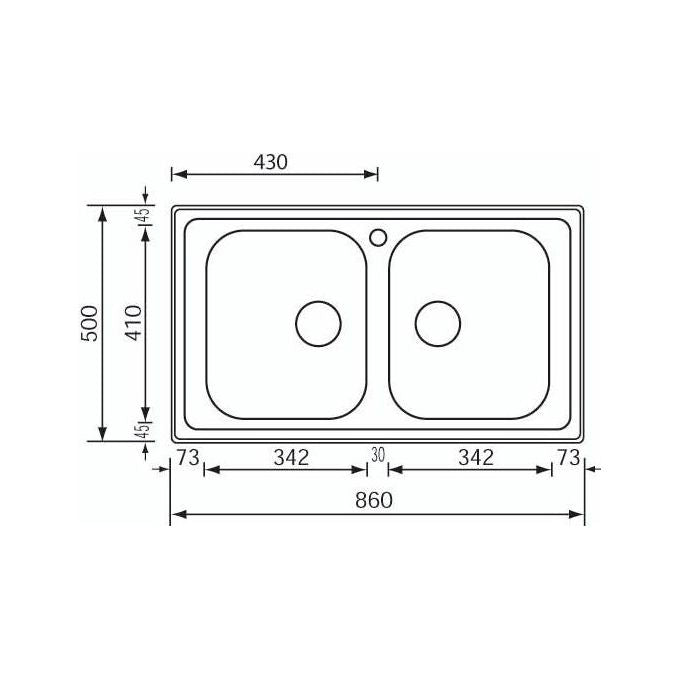 CM Lavello IX Cristal 3'' 86X50 2V