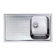 CM 011103DCSSP Lavello IX Punto Plus 3'' 86X50 1 Vasca a destra