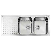 CM 011107DCSSP Lavello IX Punto Plus 3'' 116X50 2 vasche a destra