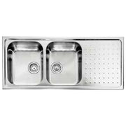 CM 011107SCSSP Lavello IX Punto Plus 3'' 116X50 2 vasche a sinistra