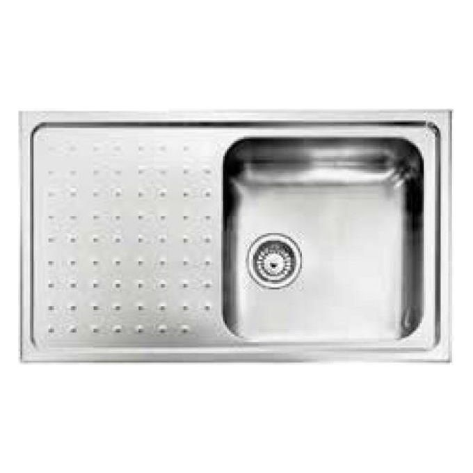 CM 011113DCSSP Lavello IX Punto Plus 3'' 86X50 1 Vasca a destra