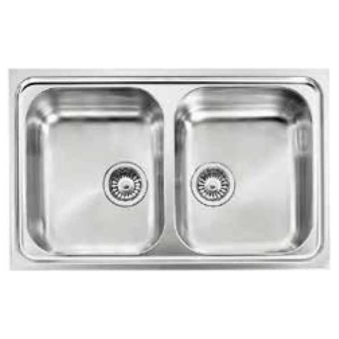 CM 011202XCSSP Lavello IX Filoslim 3'' 79X50 2 Vasche