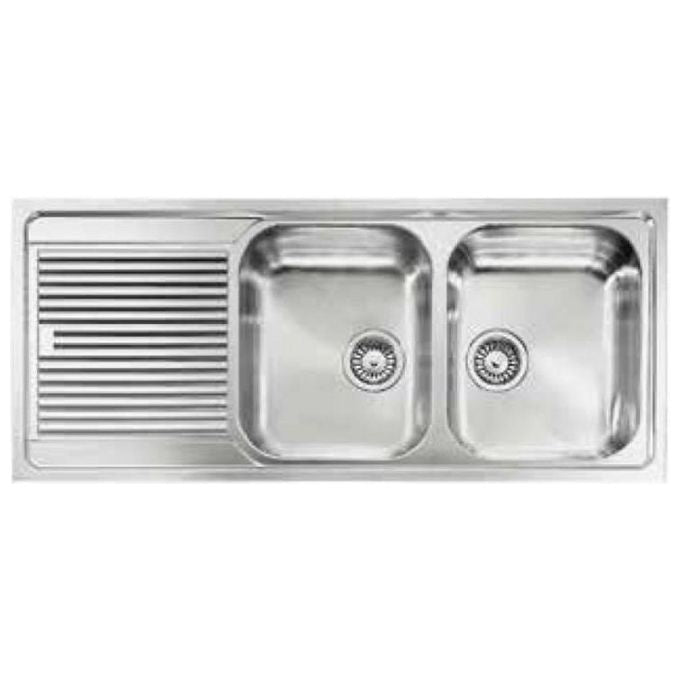 CM 011207DCSSP Lavello IX Filoslim 3'' 116X50 2 vasche a destra