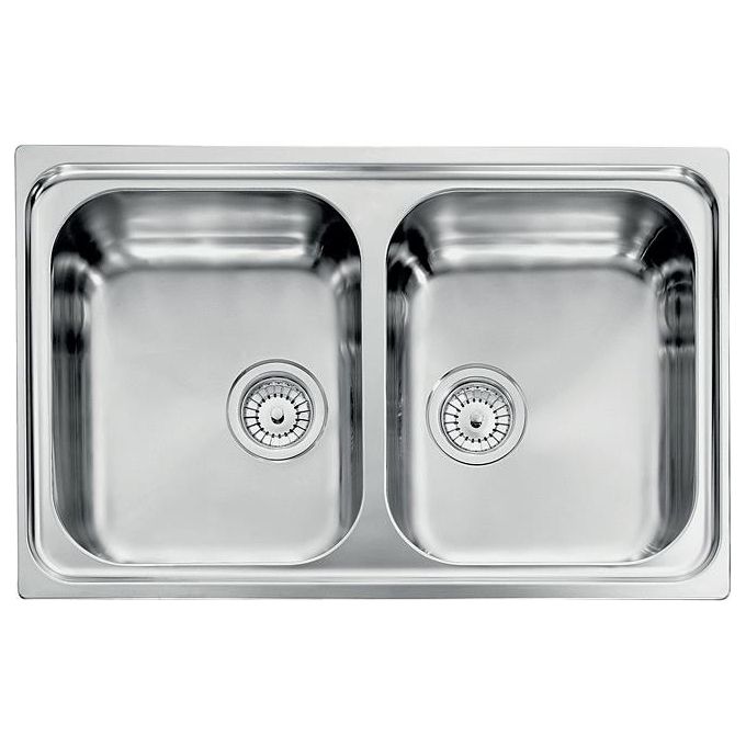 CM 011292XCSSX Lavello IX Zenith 3'' 79X50 2 Vasche