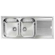 CM 011207SCSSP Lavello IX Filoslim 3'' 116X50 2 vasche a sinistra