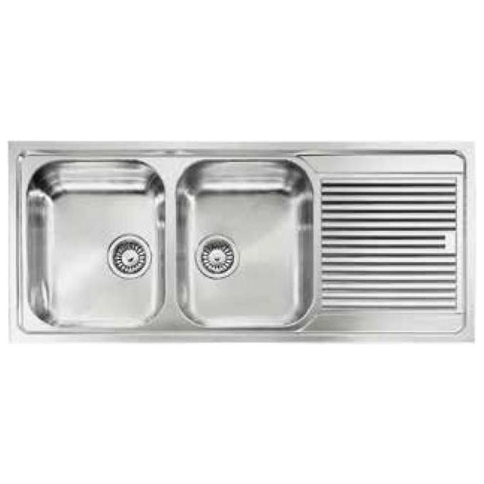 CM 011207SCSSP Lavello IX Filoslim 3'' 116X50 2 vasche a sinistra