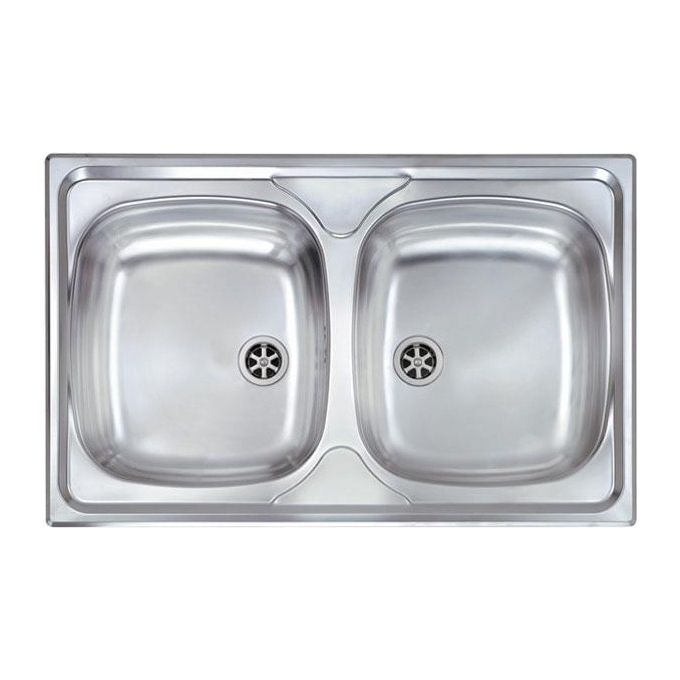 CM 011542XCSSX Lavello IX Mondial 3'' 79X50 2 Vasche
