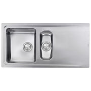 CM 015005RCSSP Lavello IX Evoluzione 3'' 100X51 2 Vasche 2Fori R