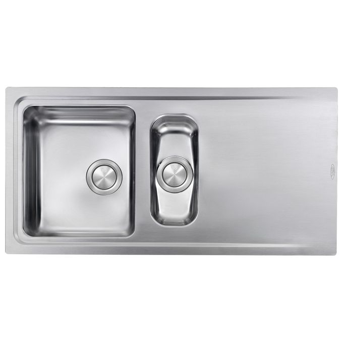 CM 015005RCSSP Lavello IX Evoluzione 3'' 100X51 2 Vasche 2Fori R