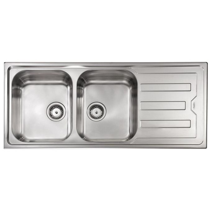 CM Lavello IX Cristal 3'' 116X50 2 vasche a sinistra