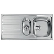 CM 010845DCSSP Lavello IX Nihal 3'' 100X50 2 vasche a destra