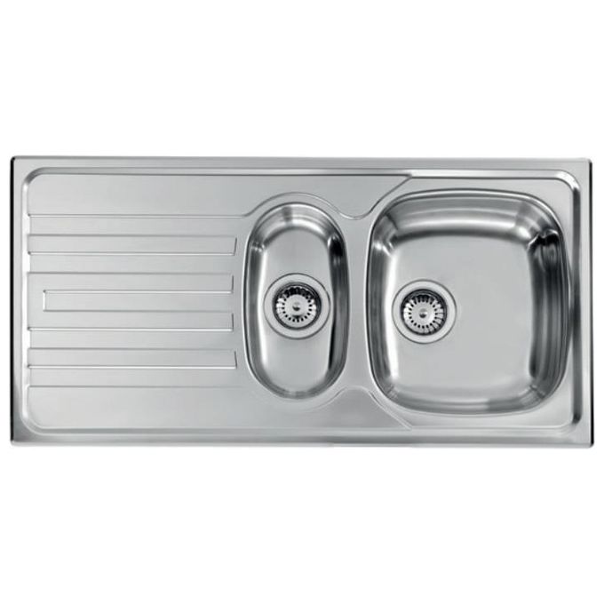 CM 010845DCSSP Lavello IX Nihal 3'' 100X50 2 vasche a destra