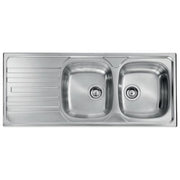 CM 010847DCSSX Lavello IX Nihal 3'' 116X50 2 vasche a destra