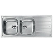 CM 010847SCSSX Lavello IX Nihal 3'' 116X50 2 vasche a sinistra