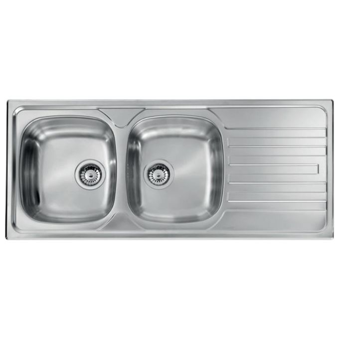 CM 010847SCSSX Lavello IX Nihal 3'' 116X50 2 vasche a sinistra
