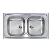 CM 011544XCSSX Lavello IX Mondial 3'' 86X50 2 Vasche