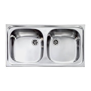 CM 011012XCSSX Lavello IX Aurora 79X42 2 Vasche