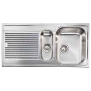 CM 011255DCSSP Lavello IX Zenith Plus 3'' 100X50 2 vasche a destra