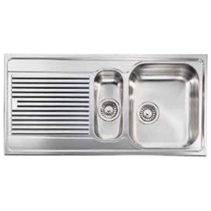 CM 011255DCSSP Lavello IX Zenith Plus 3'' 100X50 2 vasche a destra