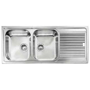 CM 011257SCSSP Lavello IX Zenith Plus 3'' 116X50 2 vasche a sinistra