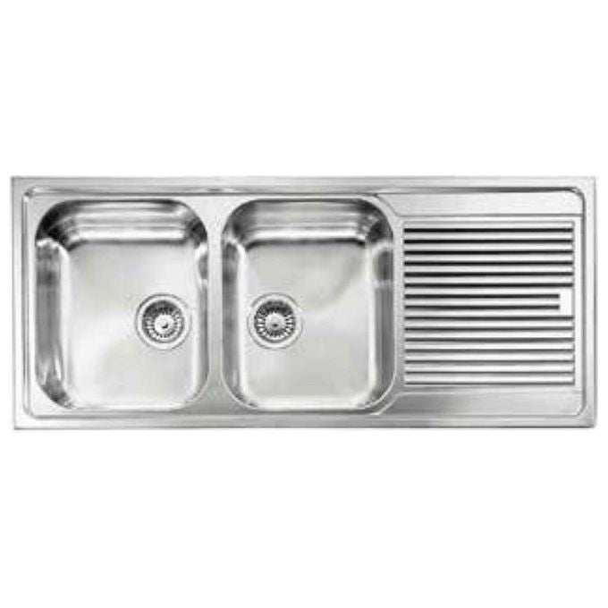 CM 011257SCSSP Lavello IX Zenith Plus 3'' 116X50 2 vasche a sinistra