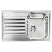 CM 011261DCSSP Lavello IX Zenith Plus 3'' 79X50 1 Vasca a destra