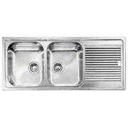 CM 011267SCSSP Lavello IX Zenith Plus 3'' 116X50 2 vasche a sinistra