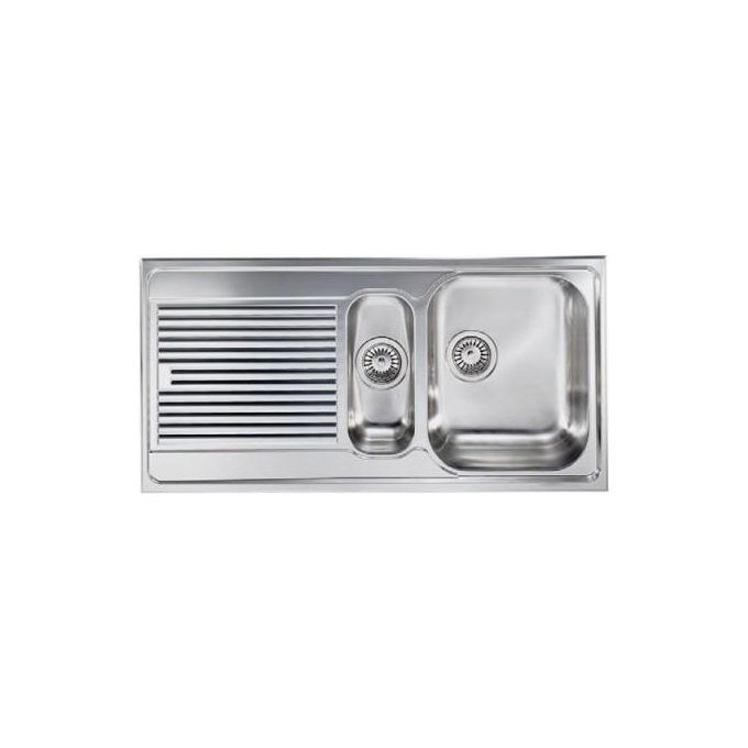 CM 011265DCSSP Lavello IX Zenith Plus 3'' 100X50 2 vasche a destra