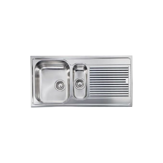 CM 011265SCSSP Lavello IX Zenith Plus 3'' 100X50 2 vasche a sinistra