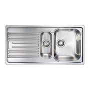 CM 010595DCSSP Lavello IX Atlantic 3'' 100X50 2 vasche a destra