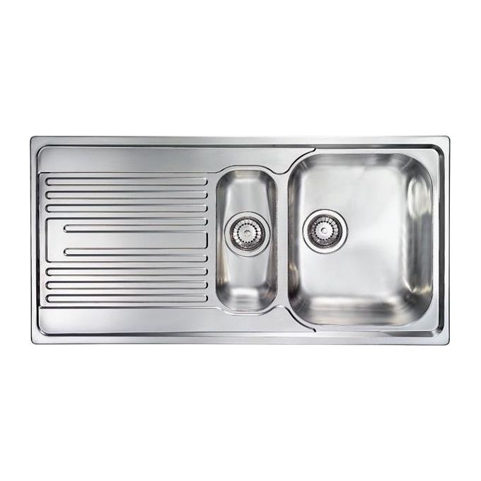 CM 010595DCSSP Lavello IX Atlantic 3'' 100X50 2 vasche a destra