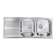 CM 010597DCSSX Lavello IX Atlantic 3'' 116X50 2 vasche a destra
