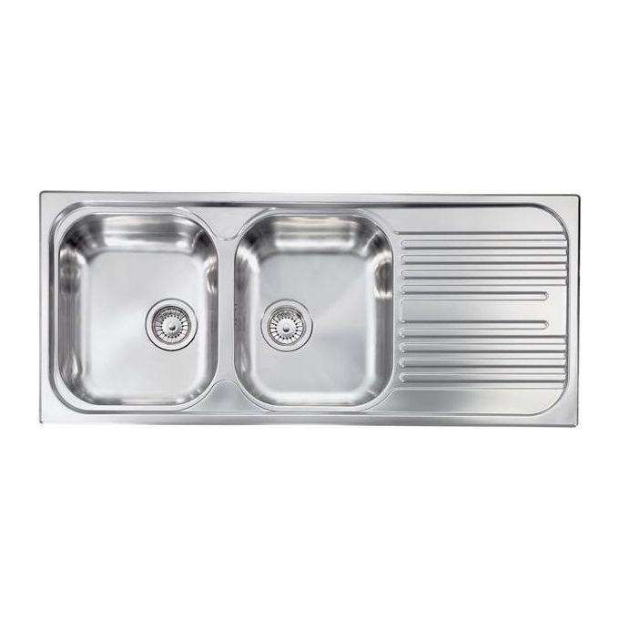 CM 010597SCSSX Lavello IX Atlantic 3'' 116X50 2 vasche a sinistra