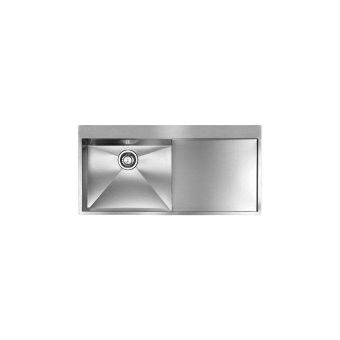 CM 012961DCSSP FILOQUADRA MIX Lavello ad incasso 1 vasca con gocciolatoio Acciaio inox colore Acciaio inox