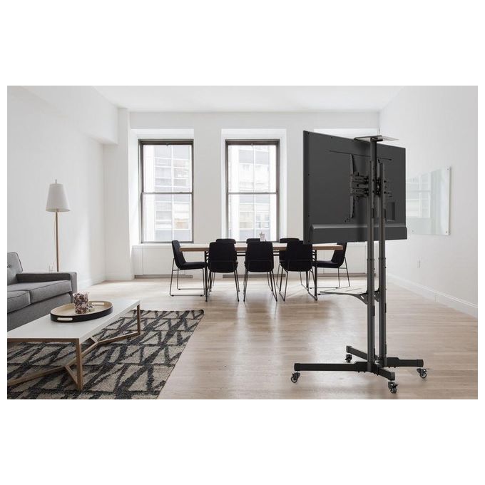 Equip Base da Pavimento per Tv a Schermo Piatto 70'' Nero