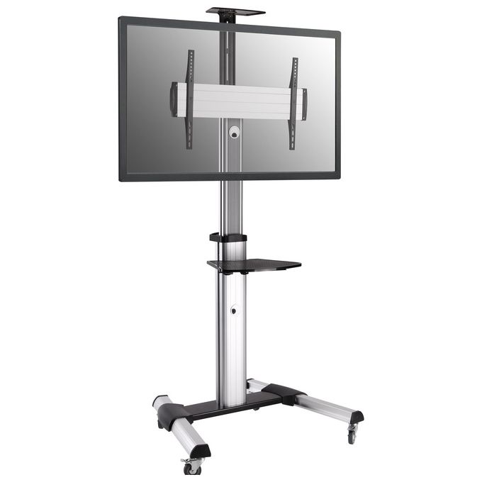 Equip 650602 Carrello LFD a rotazione a 90° con display singolo da 37-70'' Inclinazione -12 - 5° Altezza regolabile Rotelle bloccabili Gestione cavi colore Nero