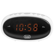 Trevi EC-880B Orologio Digitale con Due Sveglie Bianco