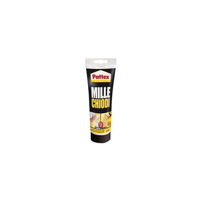 Pattex MILLECHIODI FORTEandRAPIDO Colla di Montaggio Adesivo Universale 250 g colore Trasparente