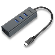 I-Tec Metal C31METALG3HUB Hub di Interfaccia Usb 3.2 Gen 2 Type-C 5000Mbit-s Grigio