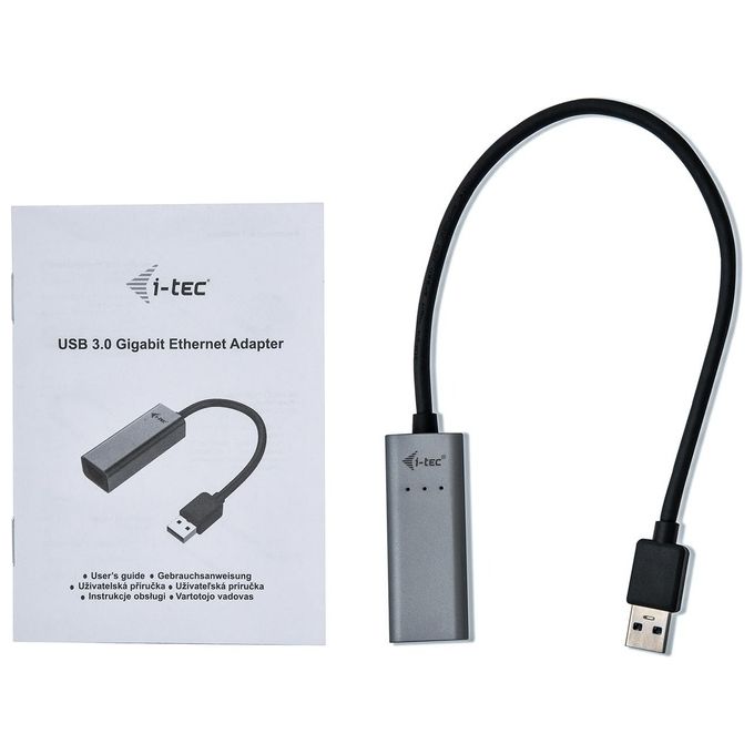 I-Tec Metal U3METALGLAN Scheda di Rete e Adattatore Ethernet 1000Mbit-s