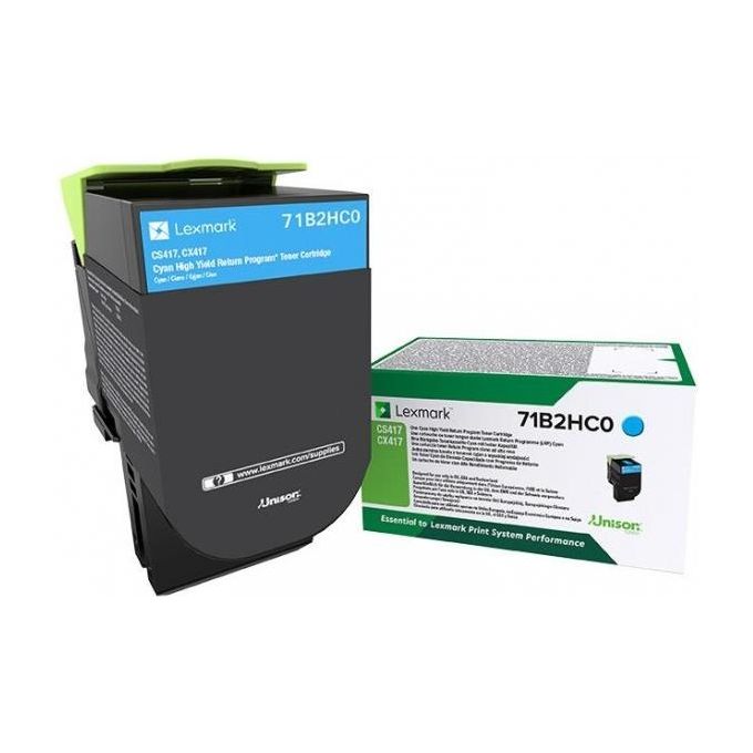 Lexmark Toner Ciano per CX417de-CX517de-CS417dn-CS517de