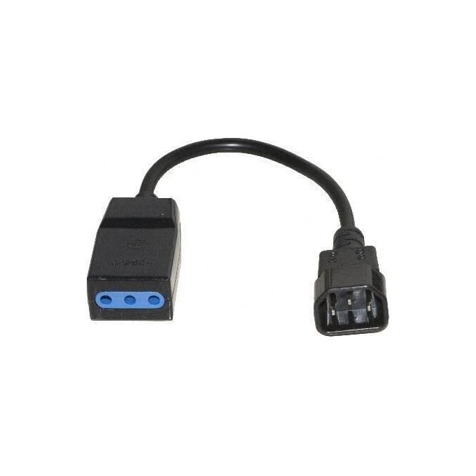 Link cavo per gruppi di continuita' con 1 femmina tripolare 10a - 1 connettore maschio c14