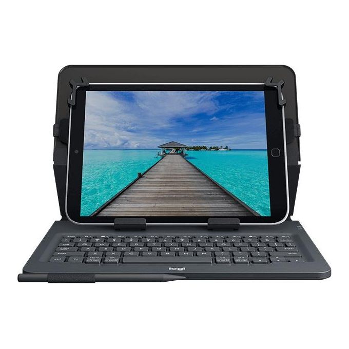 Logitech UNIVERSAL FOLIO Custodia con tastiera Italiana Bluetooth per tablet Apple, Android e Windows da 9-10 pollici