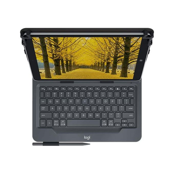 Logitech UNIVERSAL FOLIO Custodia con tastiera Italiana Bluetooth per tablet Apple, Android e Windows da 9-10 pollici
