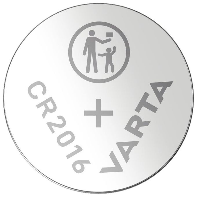 Varta Cr2016 Batterie a Bottone al Litio da 3V 2 Pezzi