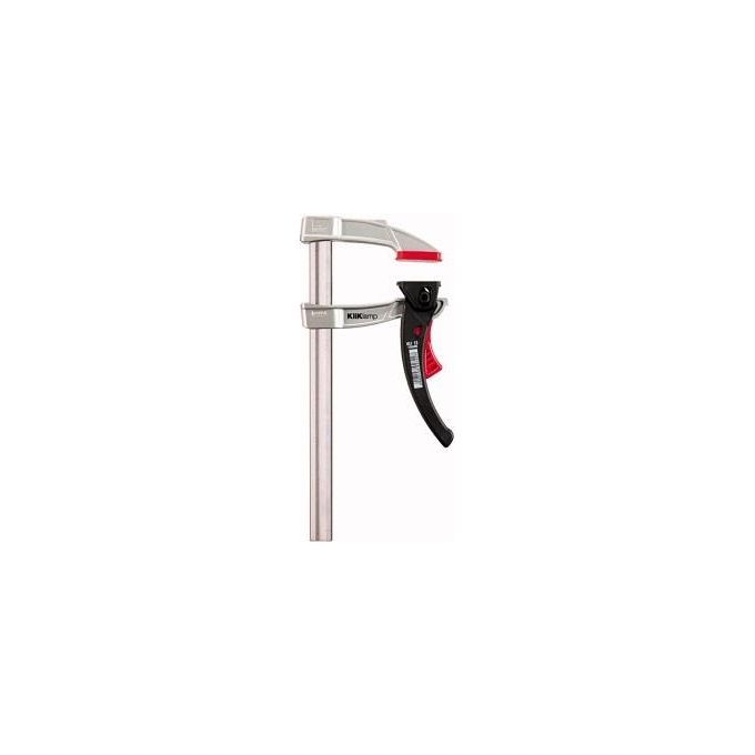 Bessey KLI16 KliKlamp Strettoio a leva 160 mm apertura 80 mm scartamento 1200 N magnesio colore Rosso Nero